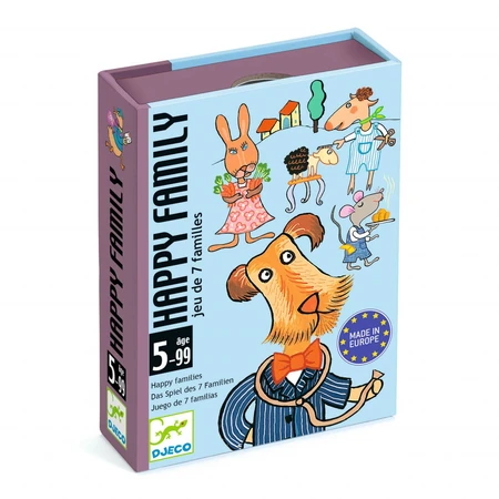 Juego de cartas Djeco Happy family