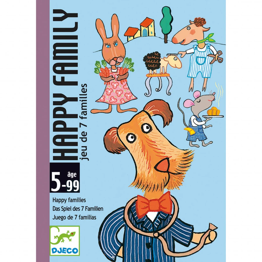 Juego de cartas Djeco Happy family