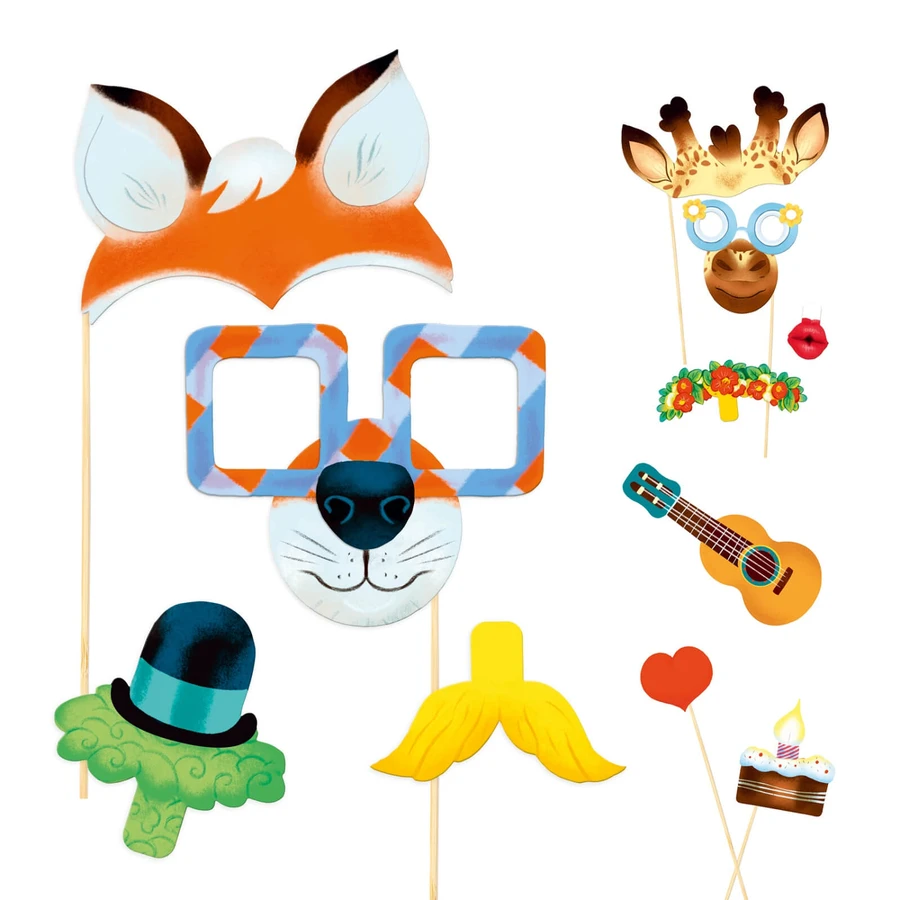 Set DIY Djeco, Masques de fête