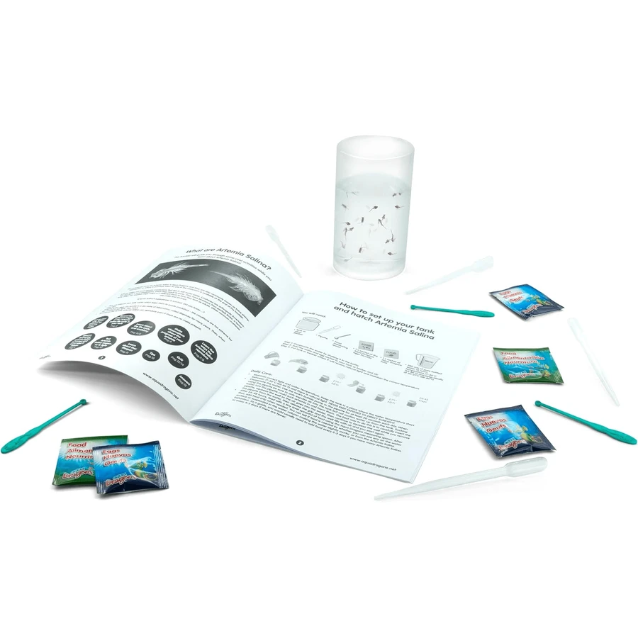 Kit educativo sobre el ciclo vital de Artemia Salina
