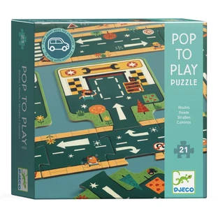 Djeco Riesenpuzzle Straßen