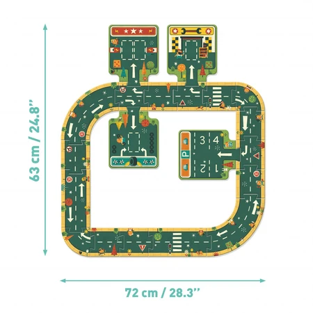 Djeco Riesenpuzzle Straßen