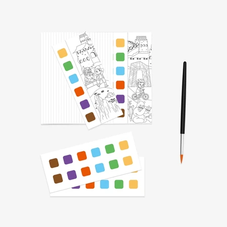 Libro de pintura portátil - Viajar por el mundo