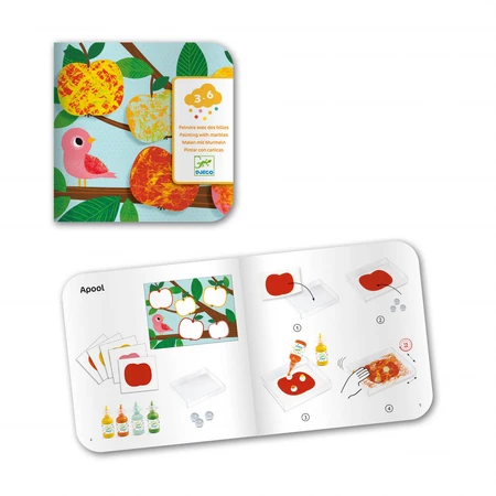 Malen mit Glaskugeln, Djeco Animals