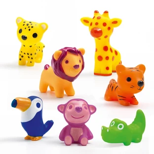 Djeco silicone dieren, Troopo savanne