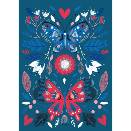 A4 Scratch off set - Secret Garden