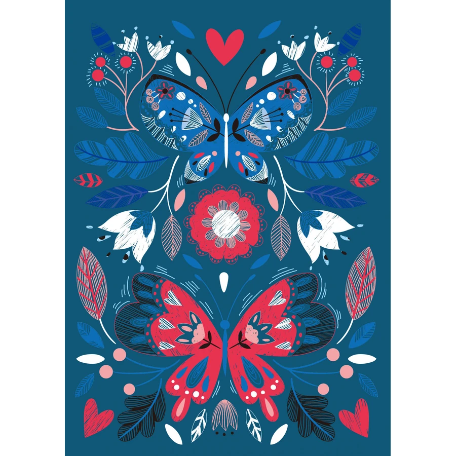 A4 Scratch off set - Secret Garden