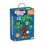 Hoot Owl Hoot, tree-shaped floor puzzle with owls