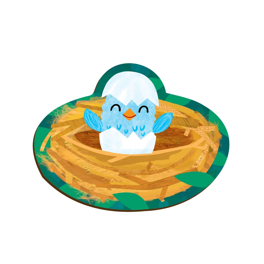 Hoot Owl Hoot, tree-shaped floor puzzle with owls