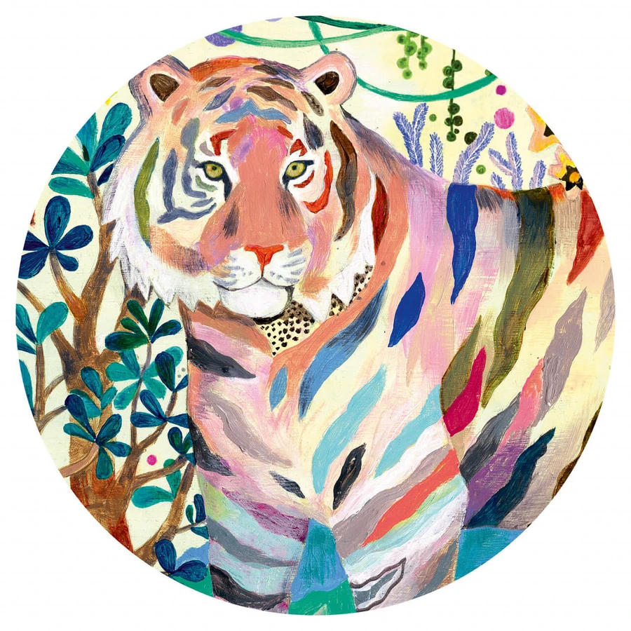 Djeco Regenbogentiger-Puzzle