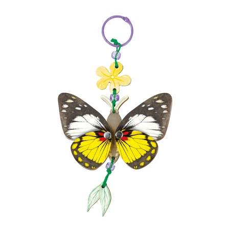 Set creativo de madera - Llavero Mariposa, colección Natural Creations