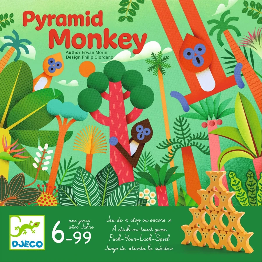 Brettspiel Pyramid Monkey, Djeco