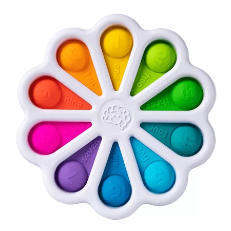 Dimpl Digits - Sensory toy with silicone number bubbles
