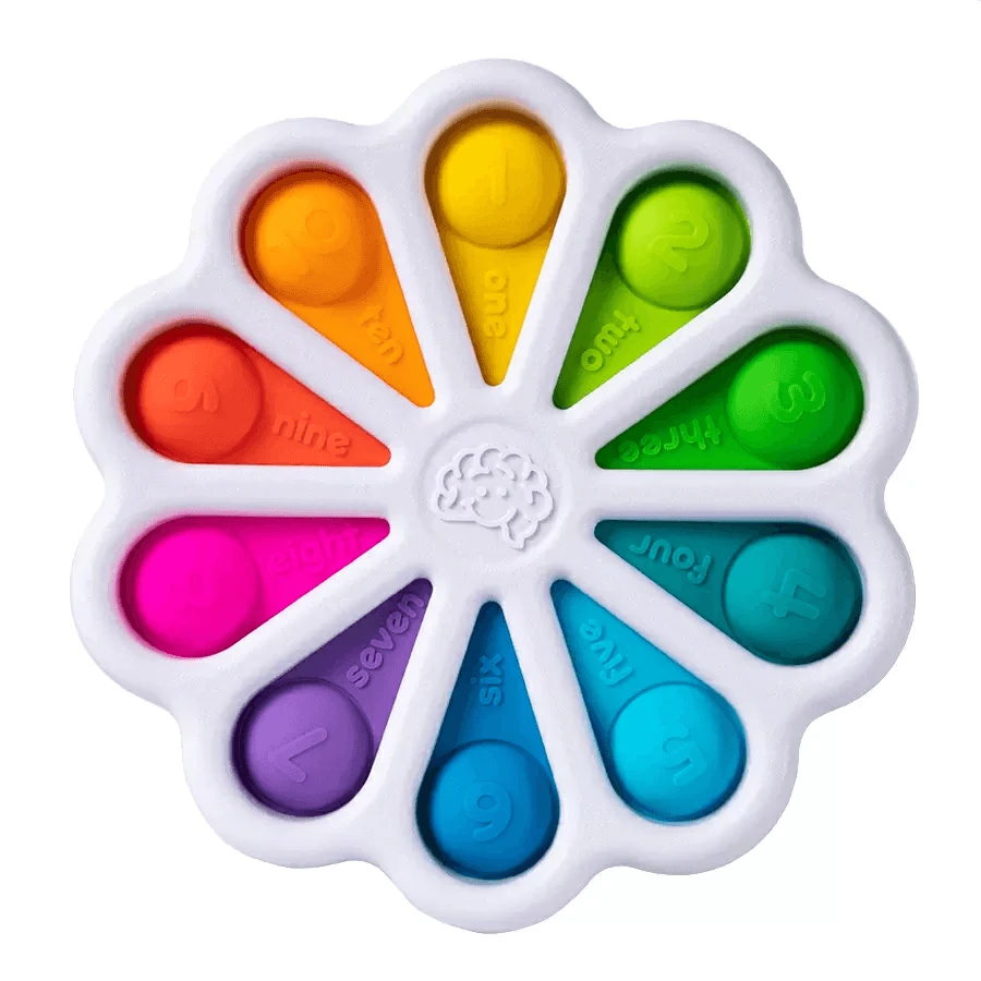 Dimpl Digits - Sensory toy with silicone number bubbles