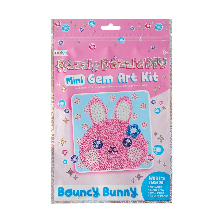 Mini atelier créatif de bricolage avec des diamants - Bouncy Bunny