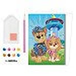Set creativo DIY, tarjetas de felicitación con pintura Diamante, Paw Patrol
