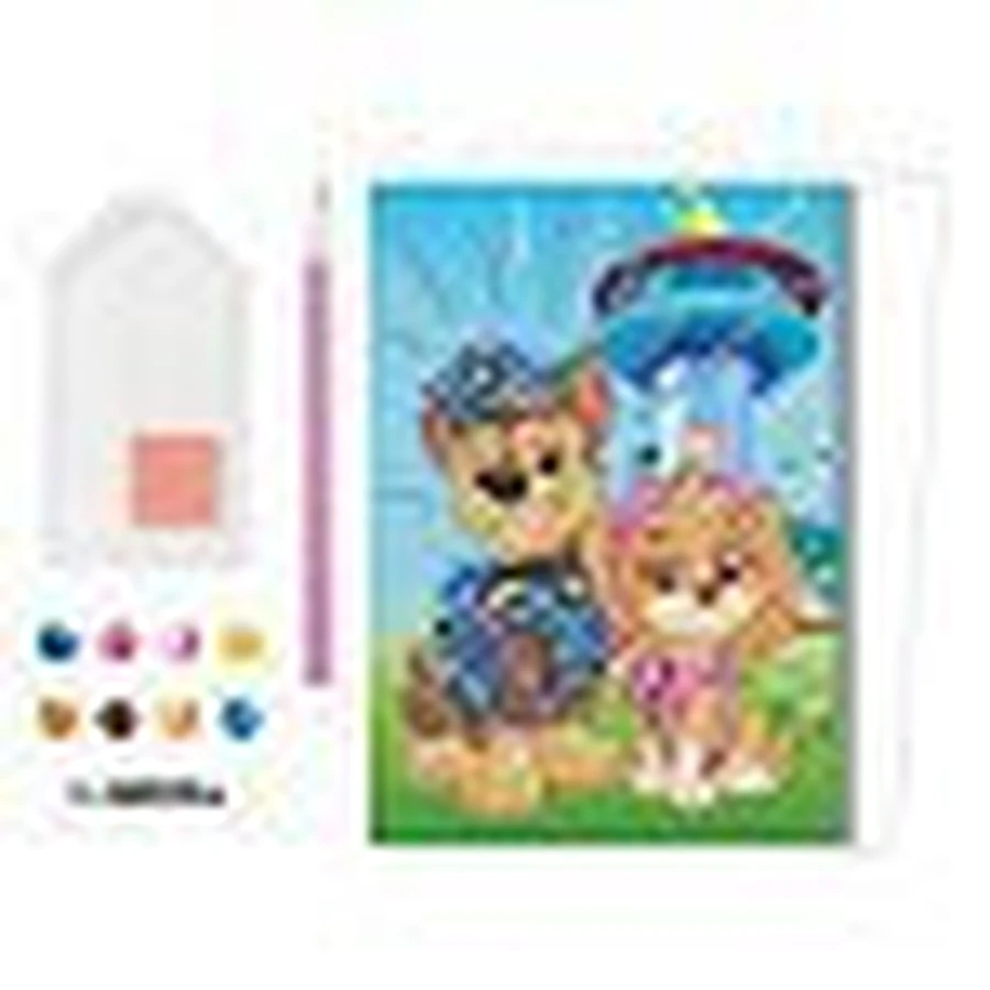 Set creativo DIY, tarjetas de felicitación con pintura Diamante, Paw Patrol