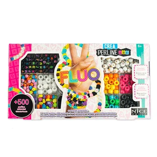 DIY creative kit - necklaces and bracelets with fluorescent beads, 500 pieces, ABC Beads