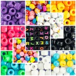 DIY creative kit - necklaces and bracelets with fluorescent beads, 500 pieces, ABC Beads