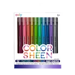 Bolígrafos de gel de color metálico Color Sheen - Juego de 12