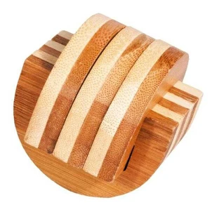 Logic game IQ wooden bamboo Clamps