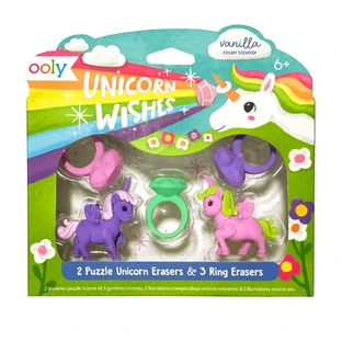 Unicorn Scented Erasers (Set of 5)