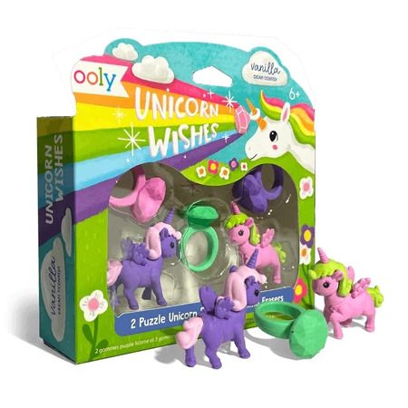 Unicorn Scented Erasers (Set of 5)
