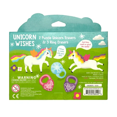 Unicorn Scented Erasers (Set of 5)