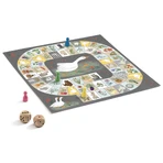 Classic game with pawns, the game of the geese