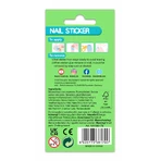 Phosphorescent nail stickers - glow in the dark - Space