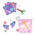 Recortables Djeco con tijeras con corte ondulado