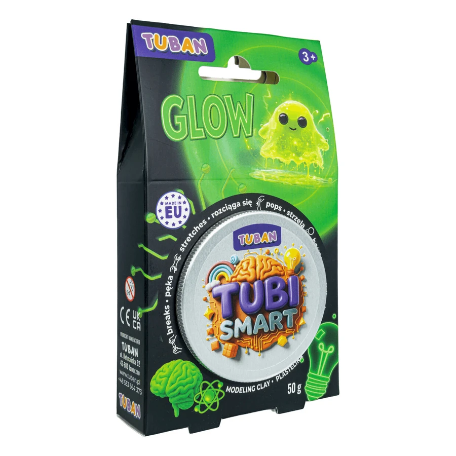 Pâte à modeler créative TUBI SMART - Glow, 50 g