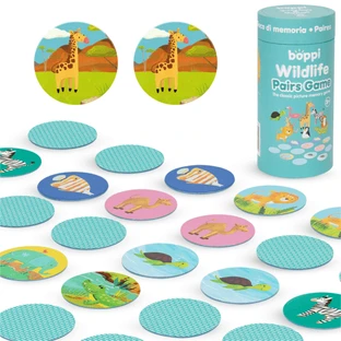 Zuordnungsspiel Boppi, 48 Teile, Wildtiere