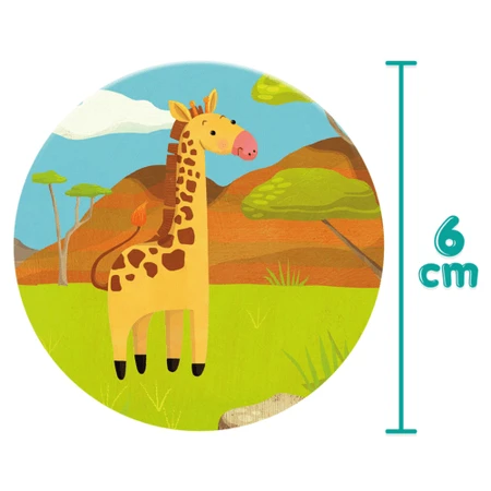 Zuordnungsspiel Boppi, 48 Teile, Wildtiere