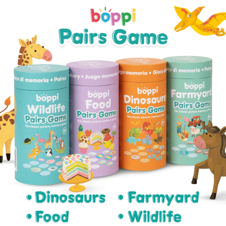 Zuordnungsspiel Boppi, 48 Teile, Wildtiere