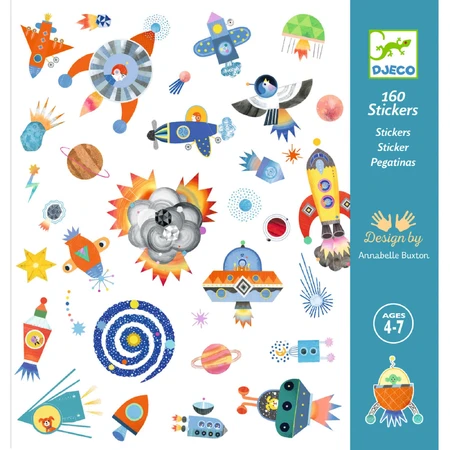 Djeco Interstellaire stickers