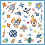 Djeco Interstellaire stickers