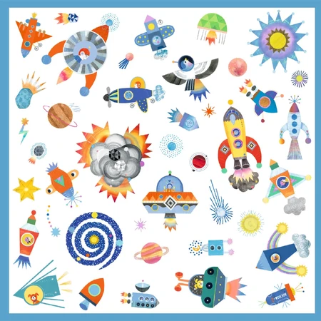 Djeco Interstellaire stickers
