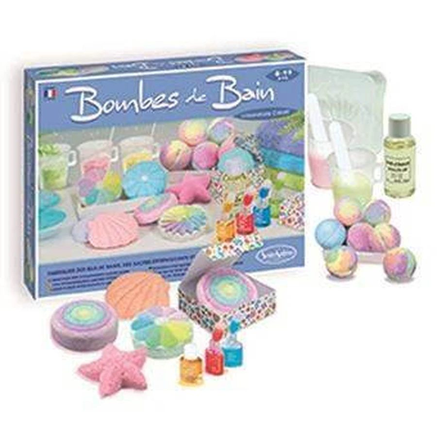 Bath candies, effervescent and fragrant