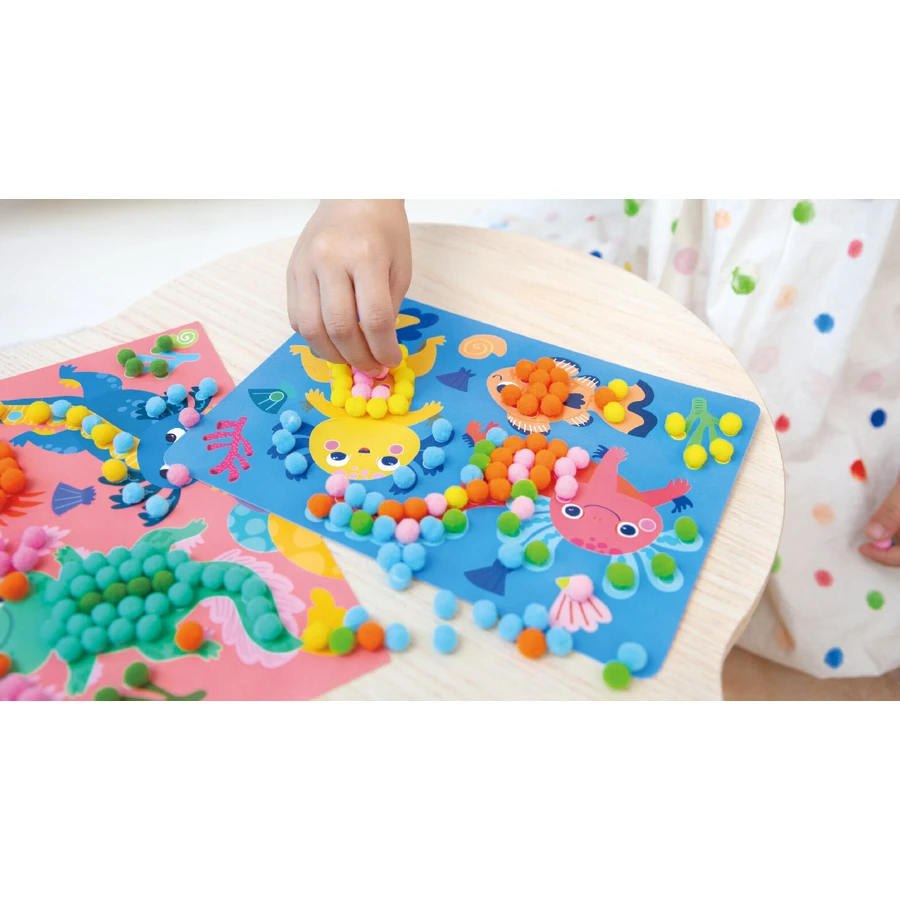 Creative set Everyday Craft Pom Pom - make an Axolotl