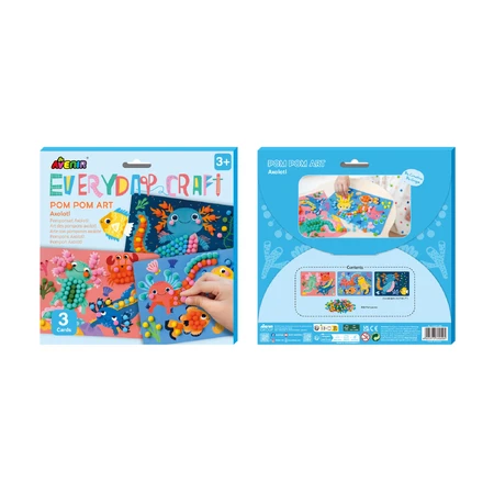 Creative set Everyday Craft Pom Pom - make an Axolotl