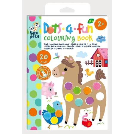Dots4Fun Kleurkaart - Boerderijdieren
