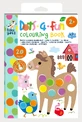 Tarjeta para colorear Dots4Fun - Animales de granja