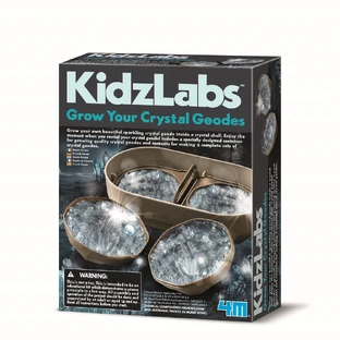 Set of grown crystal geode experiments