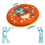Disc frisbee Djeco, Hero tijdens de vlucht