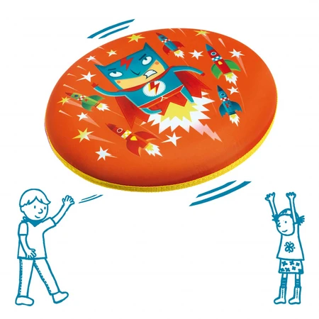 Disc frisbee Djeco, Hero tijdens de vlucht
