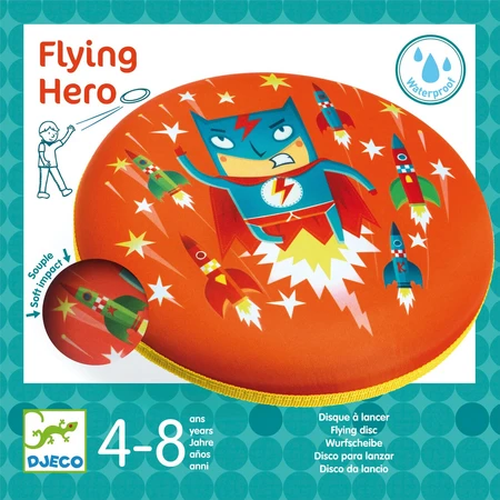 Disc frisbee Djeco, Hero tijdens de vlucht