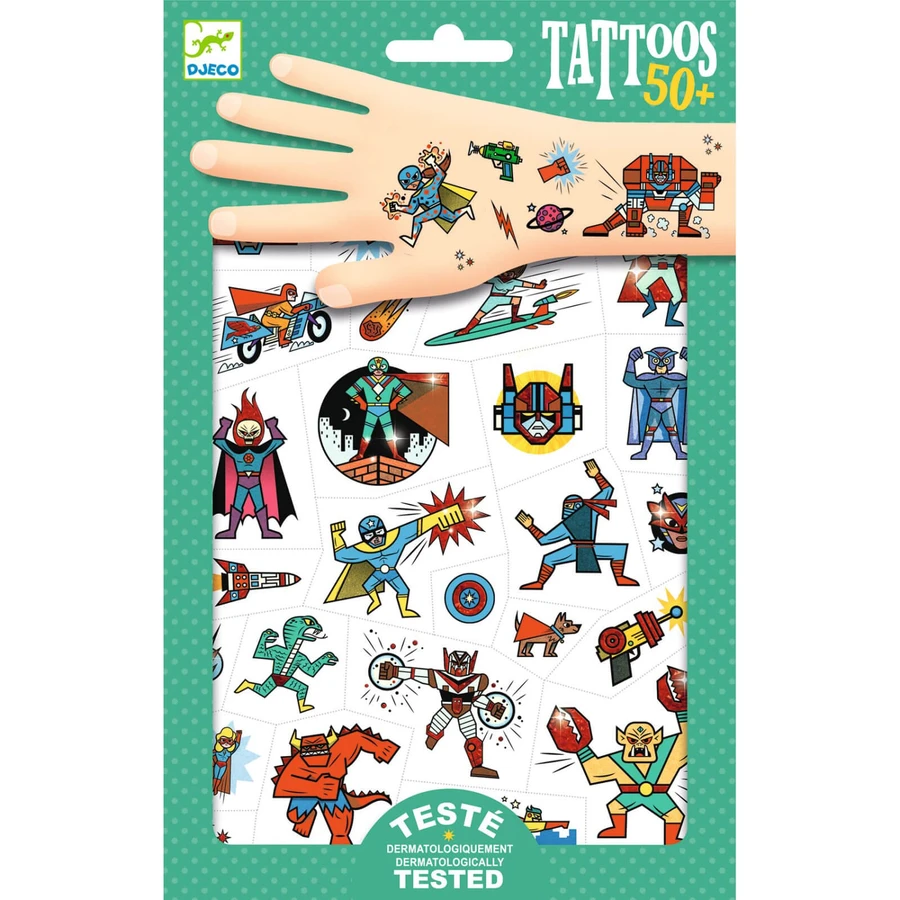 Djeco Superhero Tattoo