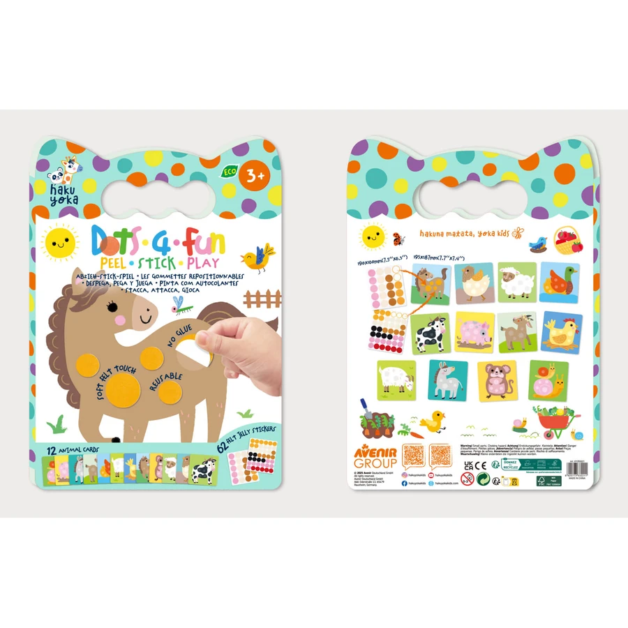 Dots4Fun - Set Creativo Peel-Off-Pip-Play-Pets