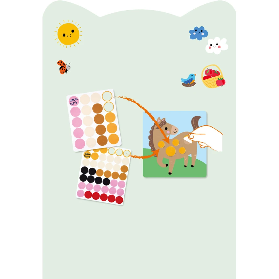 Dots4Fun - Set Creativo Peel-Off-Pip-Play-Pets